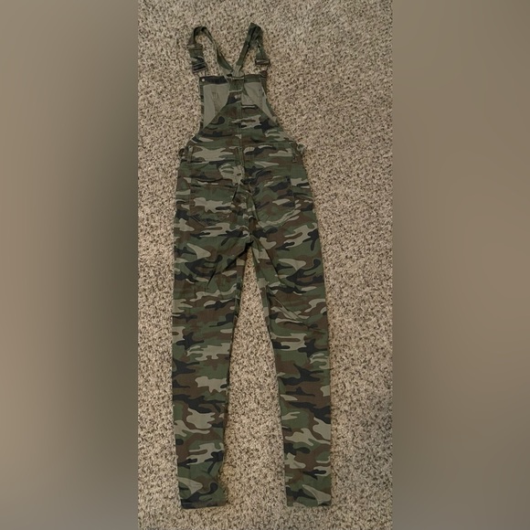 Forever 21 Jeans Xs Camouflage Army Denim Overall - Picture 3 of 3